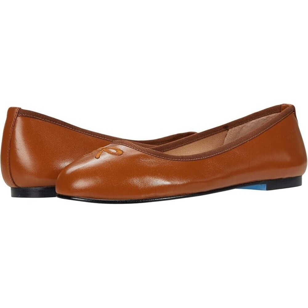 French Sole Nicky Hilton - Kathy Flat Women's US 8 Brown Leather Slip On ZPO1070